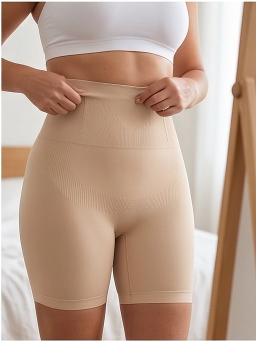 Short gainant CosiShorts porté au quotidien, confort et galbe des hanches
